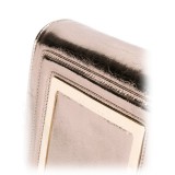 Jimmy Choo Vintage - Metallic Leather Ava Crossbody Bag - Oro - Borsa in Pelle e Agnello - Alta Qualità Luxury
