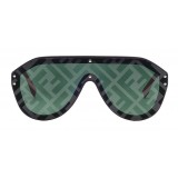 Fendi - Fabulous - Black Mask Oversize Sunglasses - Sunglasses - Fendi Eyewear