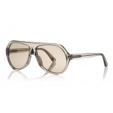 Tom Ford - Thomas Sunglasses - Pilot Acetate Sunglasses - FT0732 - Grey - Tom Ford Eyewear
