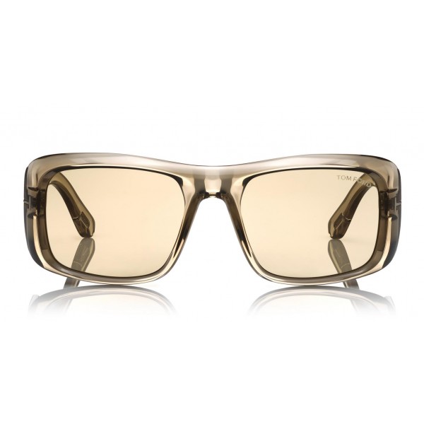 Tom Ford - Aristotele Sunglasses - Square Acetate Sunglasses - FT0731 - Grey - Tom Ford Eyewear