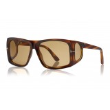 Tom Ford - Rizzo Sunglasses - Square Acetate Sunglasses - FT0730 - Havana - Tom Ford Eyewear