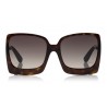 Tom Ford - Katerine Sunglasses - Occhiali da Sole Quadrati Oversize in Acetato - FT0617 - Havana - Tom Ford Eyewear
