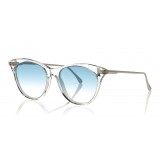 Tom Ford - Micaela Sunglasses - Cat Eye Acetate Sunglasses - FT0662 - Transparent - Tom Ford Eyewear