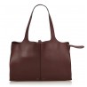Céline Vintage - Medium Calf Leather Trifold Shoulder Bag - Brown - Leather and Calf Handbag - Luxury High Quality