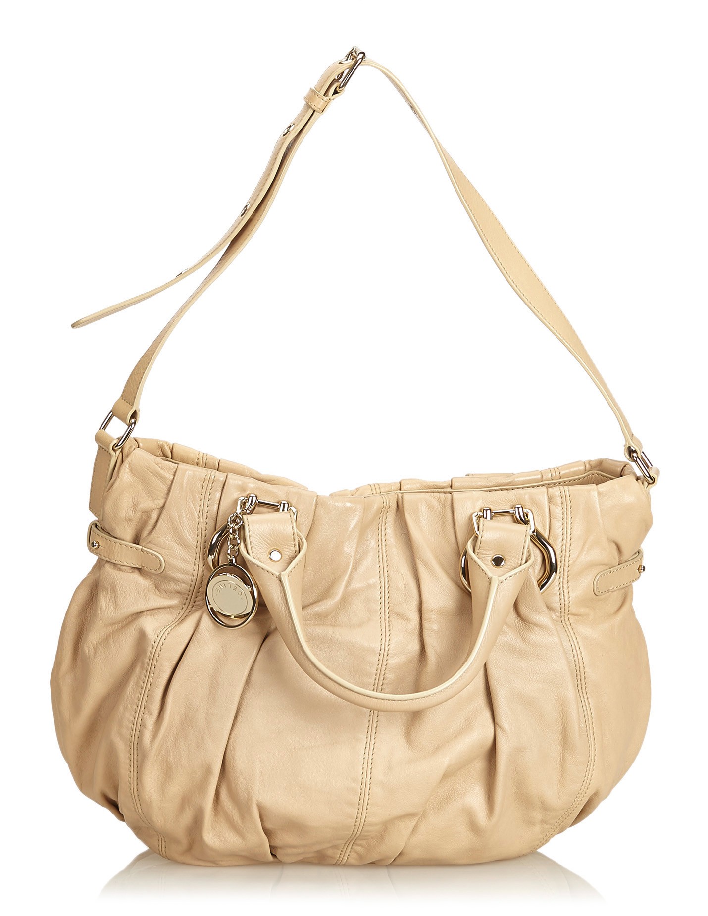 Prada Vintage - Canvas Double Cuir Satchel Bag - Brown Beige - Leather  Handbag - Luxury High Quality - Avvenice