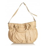 Céline Vintage - Leather Satchel Bag - Brown Beige - Leather Handbag - Luxury High Quality