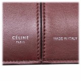 Céline Vintage - Medium Calf Leather Trifold Shoulder Bag - Marrone - Borsa in Pelle e Vitello - Alta Qualità Luxury