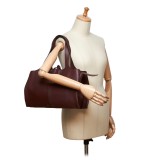 Céline Vintage - Medium Calf Leather Trifold Shoulder Bag - Brown - Leather and Calf Handbag - Luxury High Quality