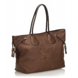 Céline Vintage - Canvas Tote Bag - Brown - Leather and Canvas Handbag - Luxury High Quality