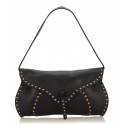 Céline Vintage - Studded Leather Baguette Bag - Black - Leather Handbag - Luxury High Quality