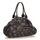 Céline Vintage - Jacquard Macadam Shoulder Bag - Gray - Leather and Fabric Handbag - Luxury High Quality