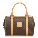 Céline Vintage - Macadam Boston Bag - Brown - Leather Handbag - Luxury High Quality