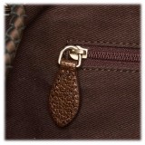 Céline Vintage - Canvas Tote Bag - Brown - Leather and Canvas Handbag - Luxury High Quality