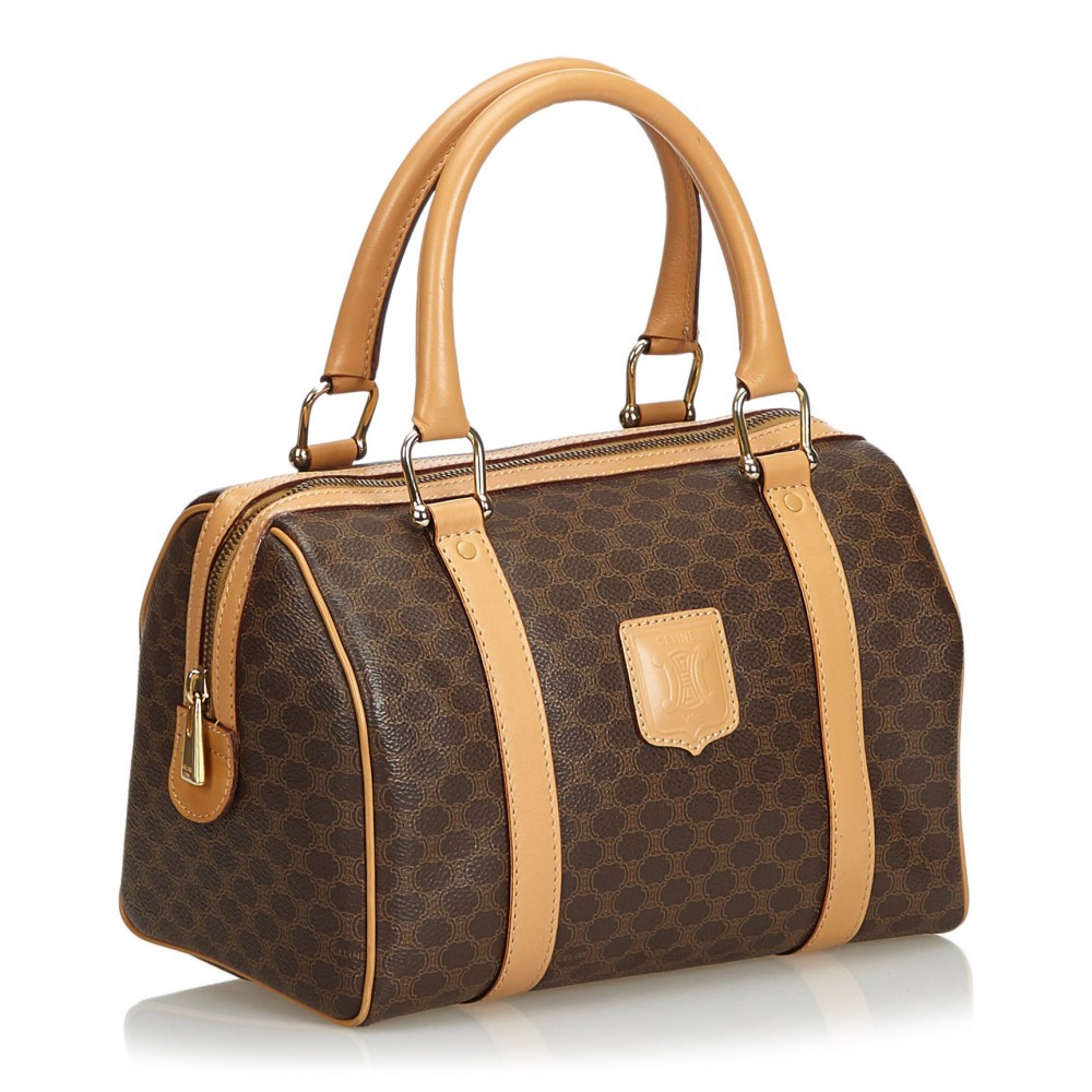 Celine Celine Macadam Boston Bag Brown P14582 – NUIR VINTAGE