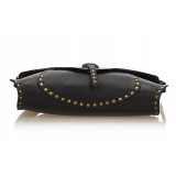 Céline Vintage - Studded Leather Baguette Bag - Nero - Borsa in Pelle - Alta Qualità Luxury