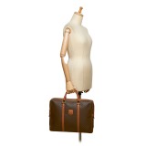 Céline Vintage - Macadam Briefcase Bag - Marrone - Borsa in Pelle - Alta Qualità Luxury