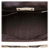 Céline Vintage - Leather Satchel Bag - White Ivory - Leather Handbag - Luxury High Quality