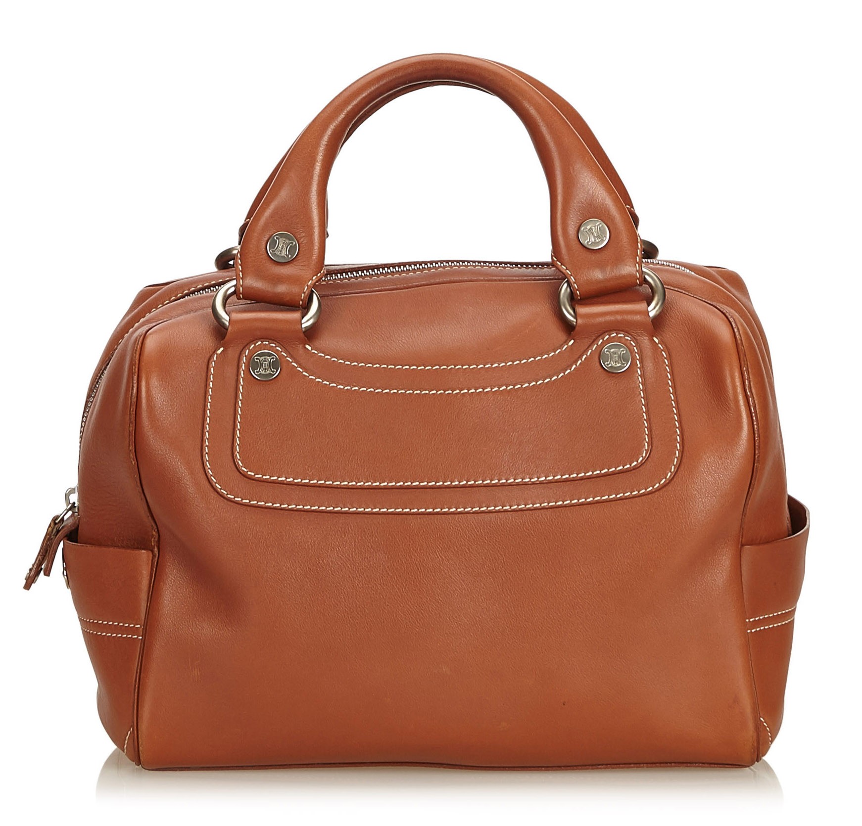 Céline Vintage - Leather Boogie Bag - Brown - Leather Handbag