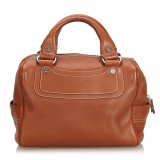 Céline Vintage - Leather Boogie Bag - Marrone - Borsa in Pelle - Alta Qualità Luxury