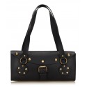 Céline Vintage - Studded Leather Shoulder Bag - Nero - Borsa in Pelle - Alta Qualità Luxury