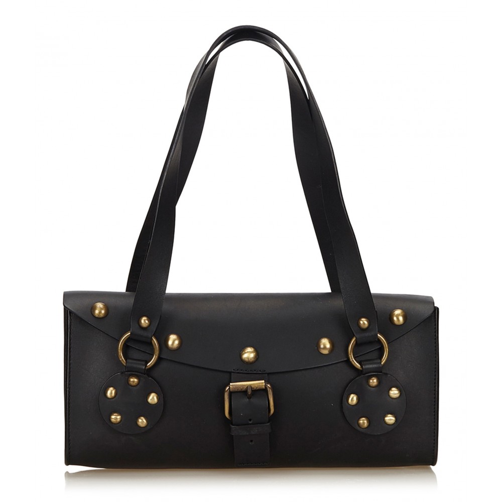 MICHAEL KORS #43071 Studded Black Leather Tote Bag – ALL YOUR BLISS