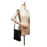 Céline Vintage - Macadam Shoulder Bag - Nera Marrone - Borsa in Pelle - Alta Qualità Luxury