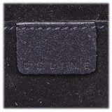 Céline Vintage - Suede Boogie Bag - Black - Leather Handbag - Luxury High Quality