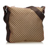 Céline Vintage - Macadam Shoulder Bag - Brown Beige - Leather Handbag - Luxury High Quality