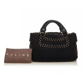 Céline Vintage - Suede Boogie Bag - Nero - Borsa in Pelle - Alta Qualità Luxury