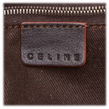 Céline Vintage - Macadam Shoulder Bag - Marrone Beige - Borsa in Pelle - Alta Qualità Luxury