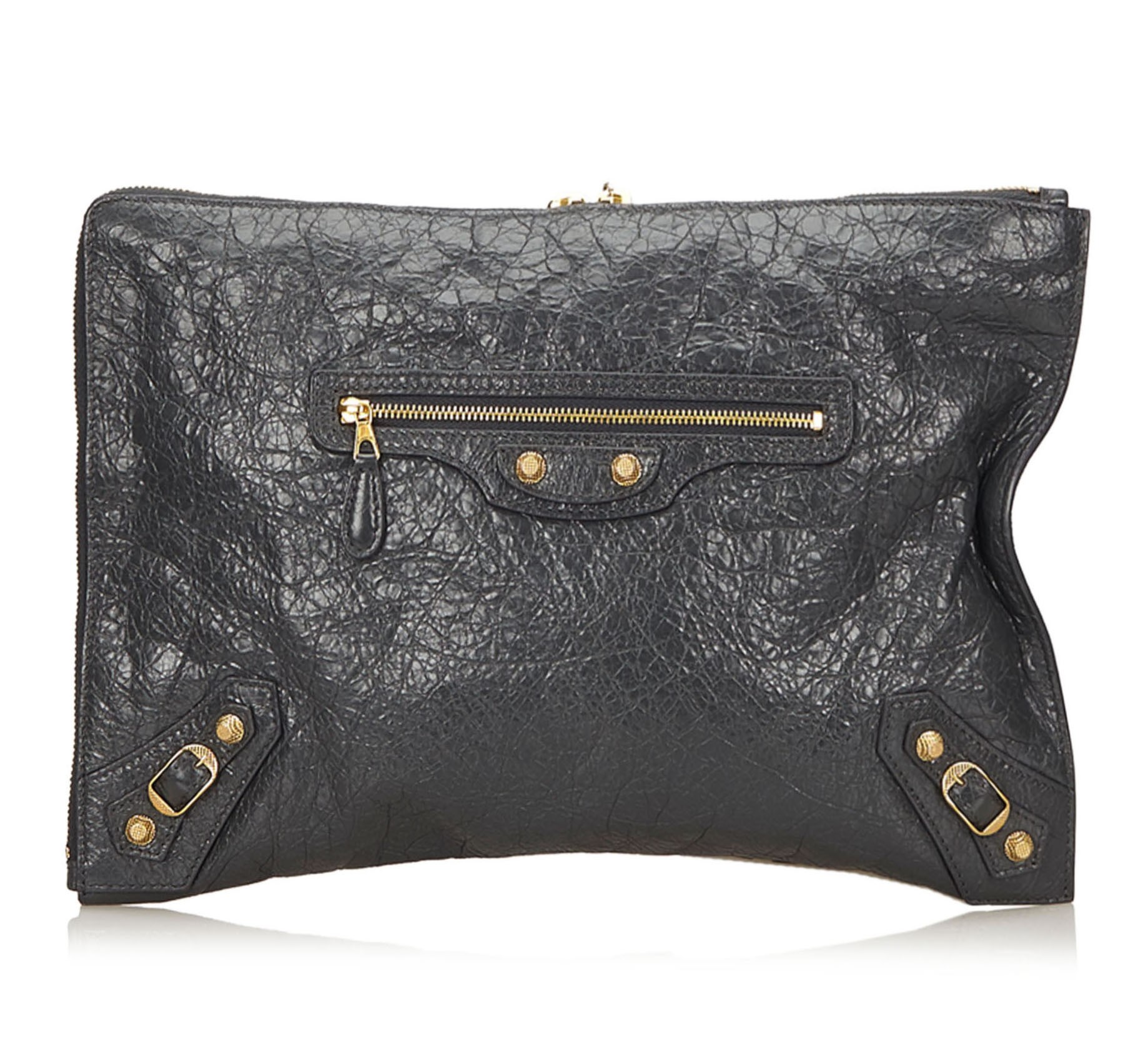 Balenciaga Vintage - Giant Arena Bag - Grey - Leather Handbag - Luxury High - Avvenice