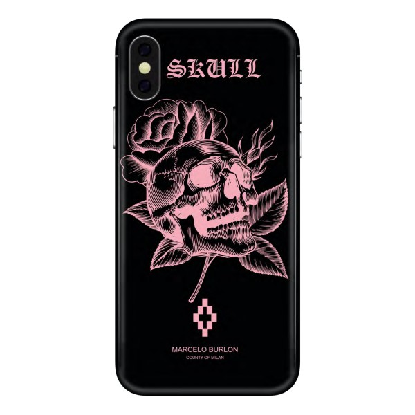 Marcelo Burlon - Cover Skull - iPhone XS Max - Apple - County of Milan - Cover Stampata