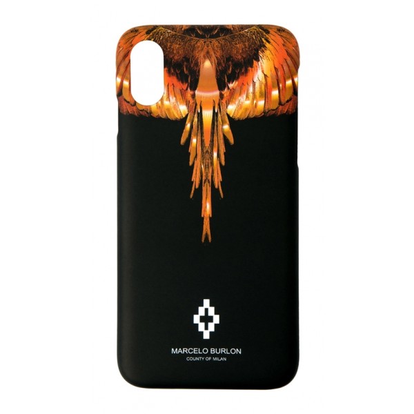 Marcelo Burlon - Cover Glitch Wings - iPhone XS Max - Apple - County of Milan - Cover Stampata