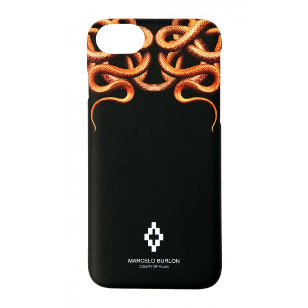 Marcelo Burlon - Cover Snake Gold - iPhone 8 / 7 - Apple - County of Milan - Cover Stampata