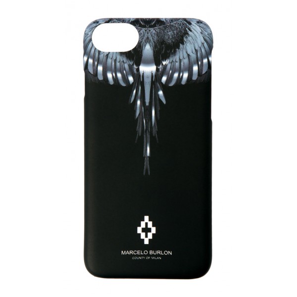 Marcelo Burlon - Wings Silver Cover - iPhone 8 / 7 - Apple - County of Milan - Printed Case -