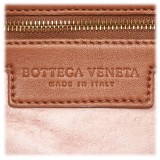 Bottega Veneta Vintage - Leather Flower Intrecciato Hobo Bag - Marrone - Borsa in Pelle - Alta Qualità Luxury