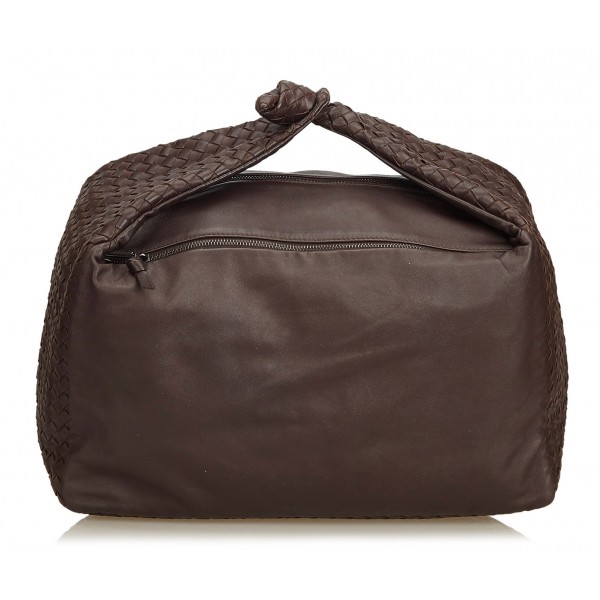 BOTTEGA-VENETA-Hobo-Intrecciato-Leather-Shoulder-Bag-Brown-115653 –  dct-ep_vintage luxury Store