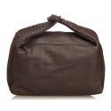 Bottega Veneta Vintage - Intrecciato Leather Hobo Bag - Brown - Leather Handbag - Luxury High Quality