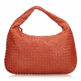 Bottega Veneta Vintage - Intrecciato Hobo Bag - Orange - Leather Handbag - Luxury High Quality