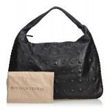 Bottega Veneta Vintage - Studded Leather Hobo Bag - Black - Leather Handbag - Luxury High Quality
