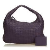 Bottega Veneta Vintage - Intrecciato Hobo Bag - Purple - Leather Handbag - Luxury High Quality