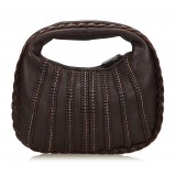 Bottega Veneta Vintage - Leather Hobo Bag - Brown - Leather Handbag - Luxury High Quality