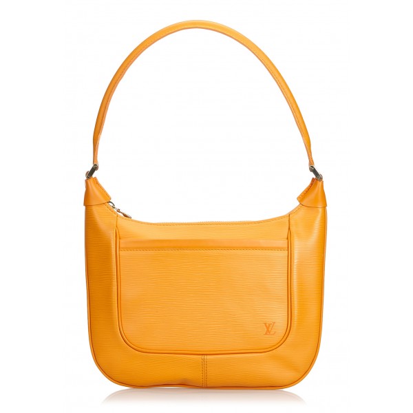 Louis Vuitton Vintage - Epi Matsy Bag - Arancione - Borsa in Pelle Epi e Pelle - Alta Qualità Luxury