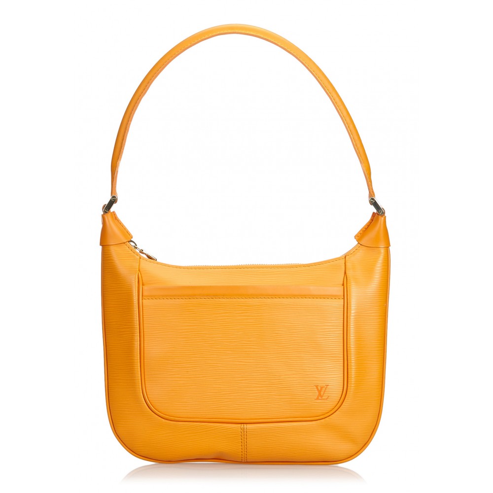 Louis Vuitton, Bags, Authentic Louis Vuitton Mandarine Orange Epi  Neverfull Mm