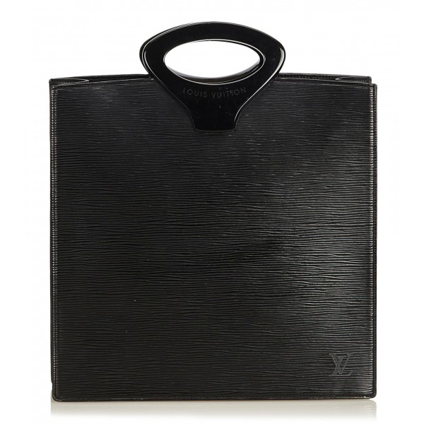 2009 Louis Vuitton Black Epi Leather and Black Calfskin Leather Beverly Bag  at 1stDibs