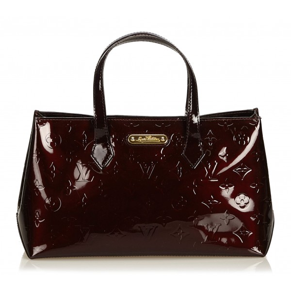 Louis Vuitton Vintage - Vernis Wilshire PM Bag - Nero - Borsa in Pelle Vernis - Alta Qualità Luxury