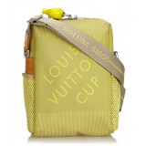 Louis Vuitton Vintage - LV Cup Weatherly Crossbody Bag - Giallo - Borsa in Pelle e Tela - Alta Qualità Luxury