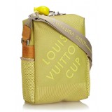 Louis Vuitton Vintage - LV Cup Weatherly Crossbody Bag - Giallo - Borsa in Pelle e Tela - Alta Qualità Luxury