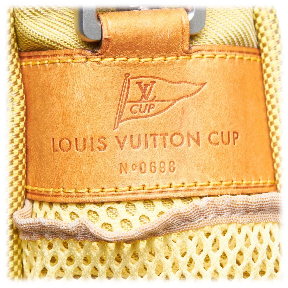 Louis Vuitton Vintage - LV Cup Weatherly Crossbody Bag - Yellow - Canvas and Leather Handbag ...