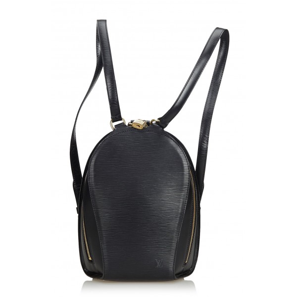 Louis Vuitton Vintage - Epi Mabillon Bag - Black - Leather and Epi Leather Backpack - Luxury High Quality